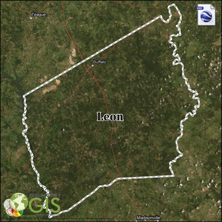 Leon County DGN Data Texas County GIS Data