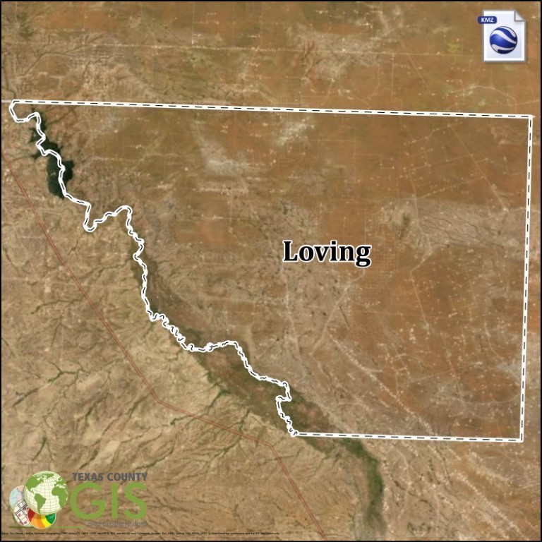 Llano County KMZ and Property Data Texas County GIS Data