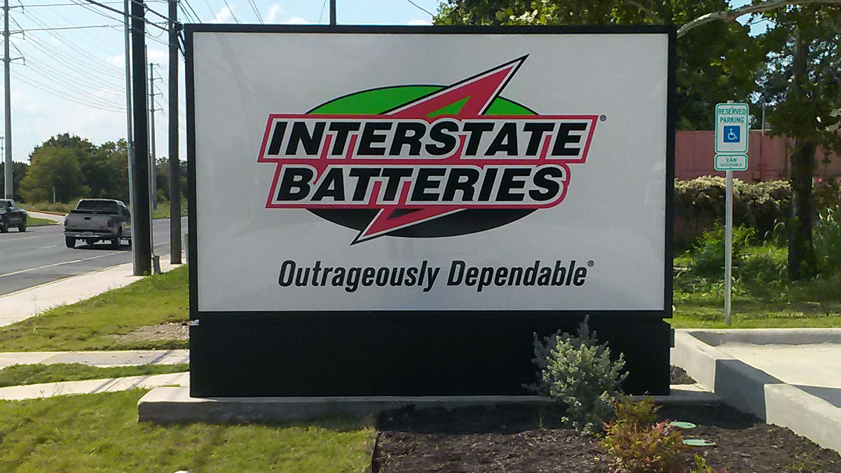 Interstate Batteries 1 Sign Company in Austin, TX