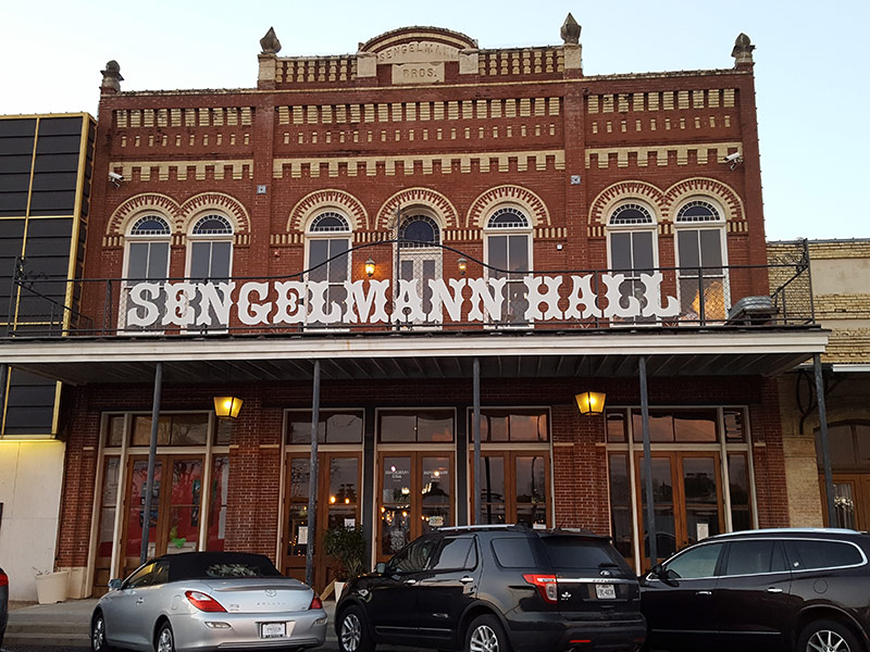 Sengelmann Hall Texas Dance Hall Preservation