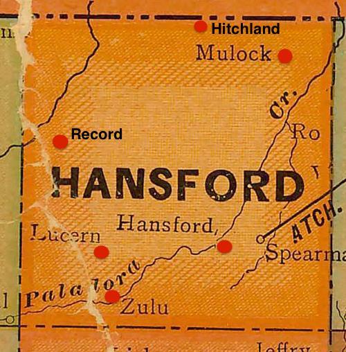 Hansford, Texas, Hansford County ghost town.
