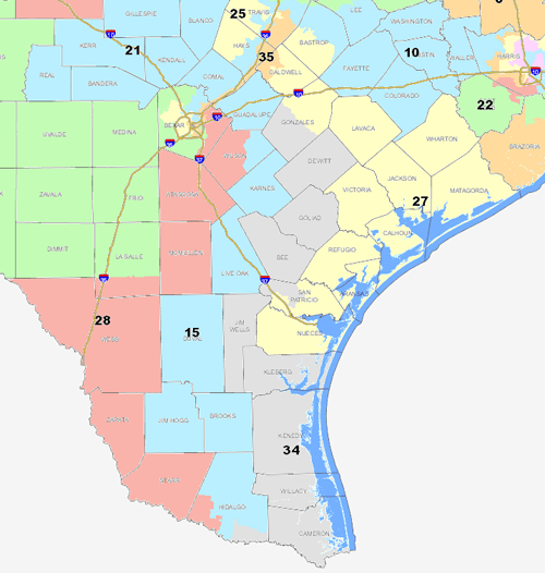 Spotlight on the New Congressional District 34 in South Texas