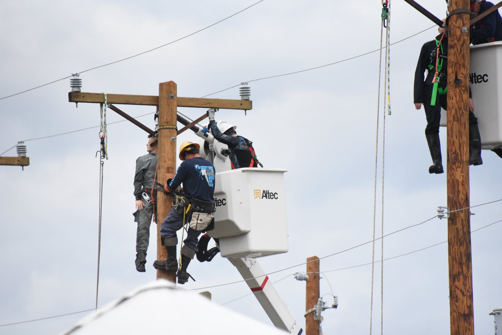Shocking Video Utility Worker Thrown From Bucket Lift After Truck Crash