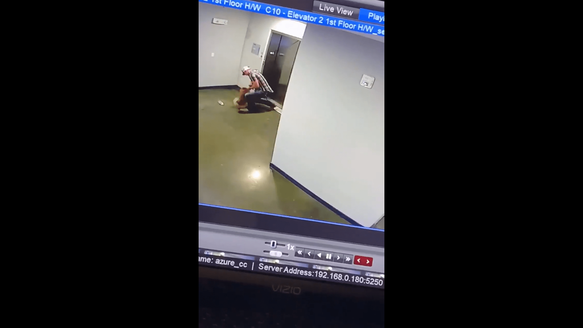 Watch Houston Man Saves Dog With Leash Caught in Rising Elevator Doors