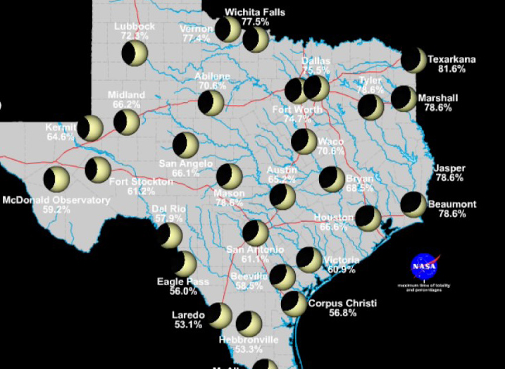 5 Great Places in Texas to See the Solar Eclipse