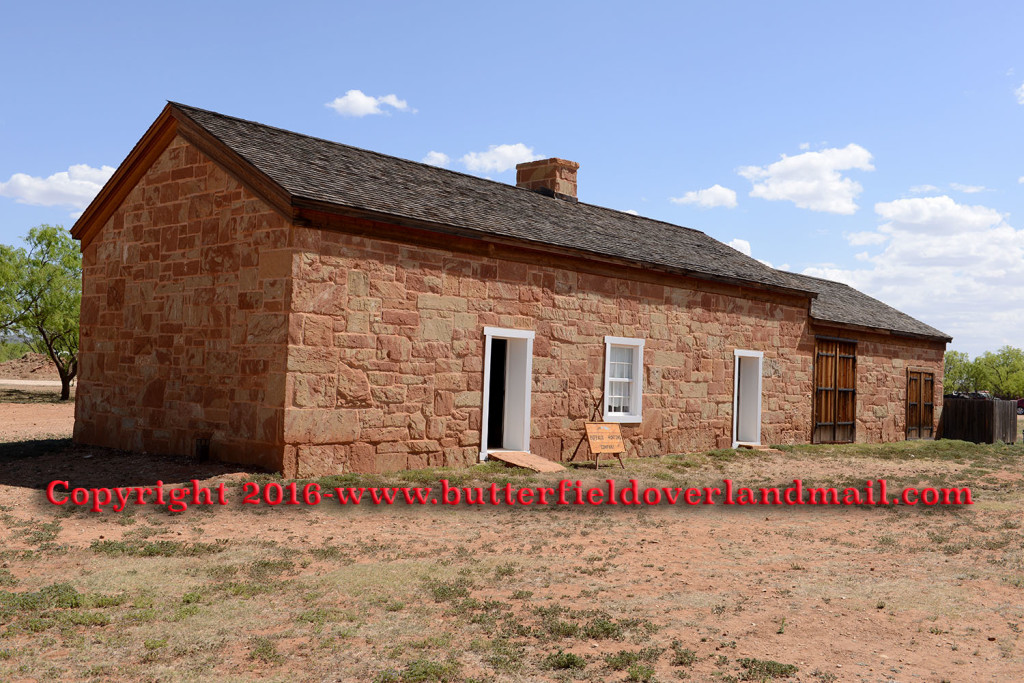 Restored Butterfield Overland Mail Station Texas History