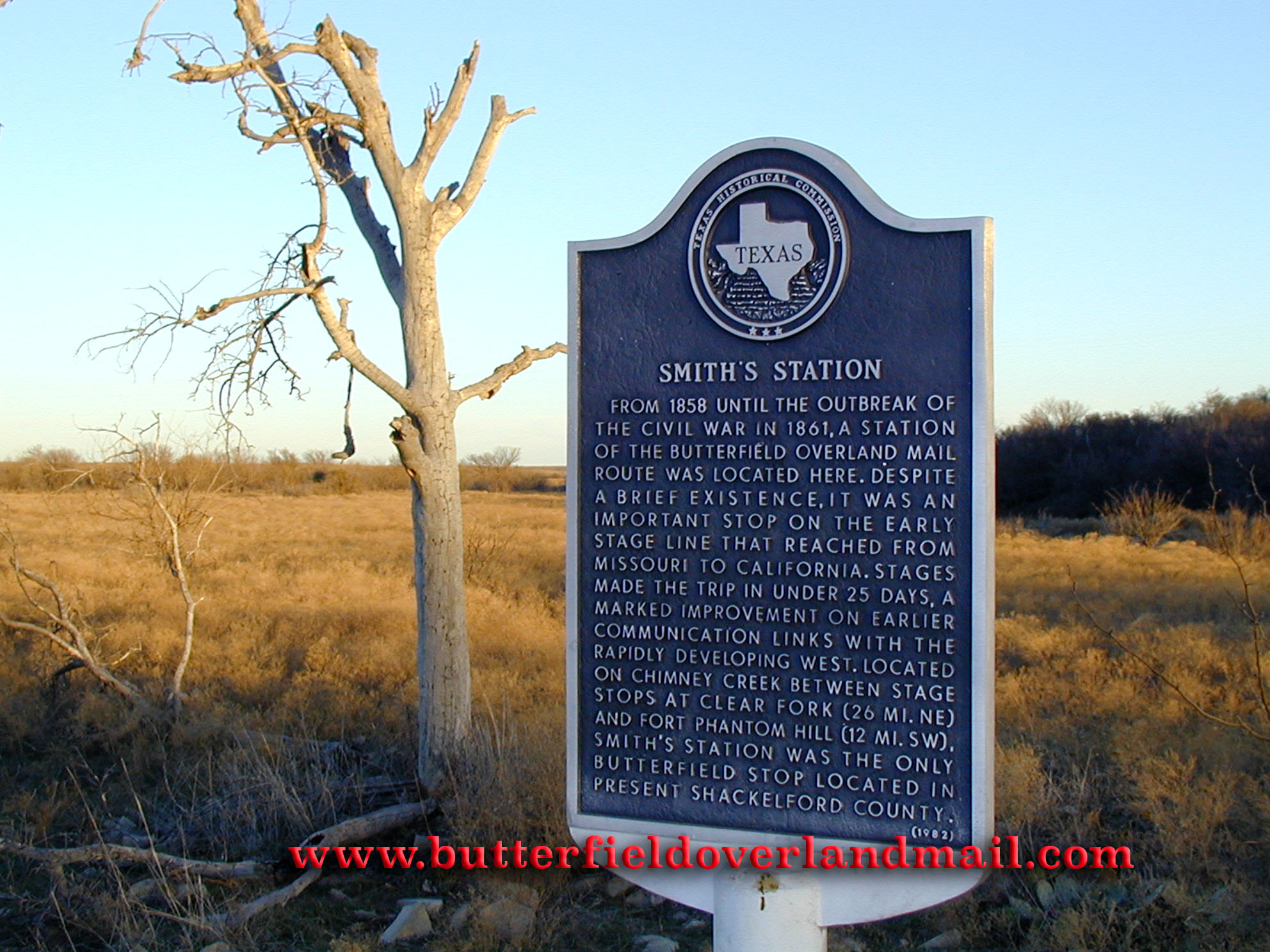 Smith's Station in Texas, Circa 1858 Texas History