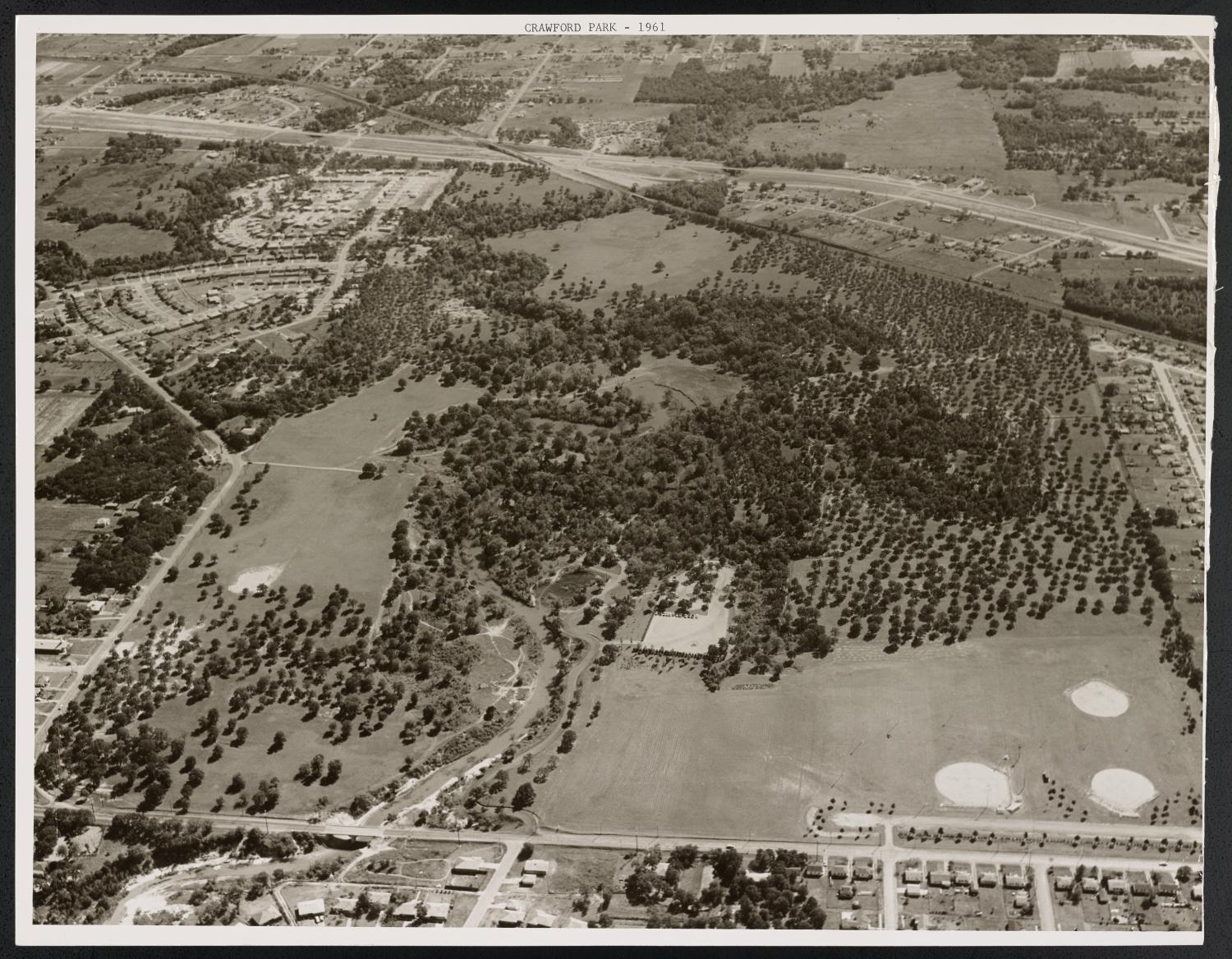 [Aerial View of Crawford Park and Surrounding Area] The Portal to