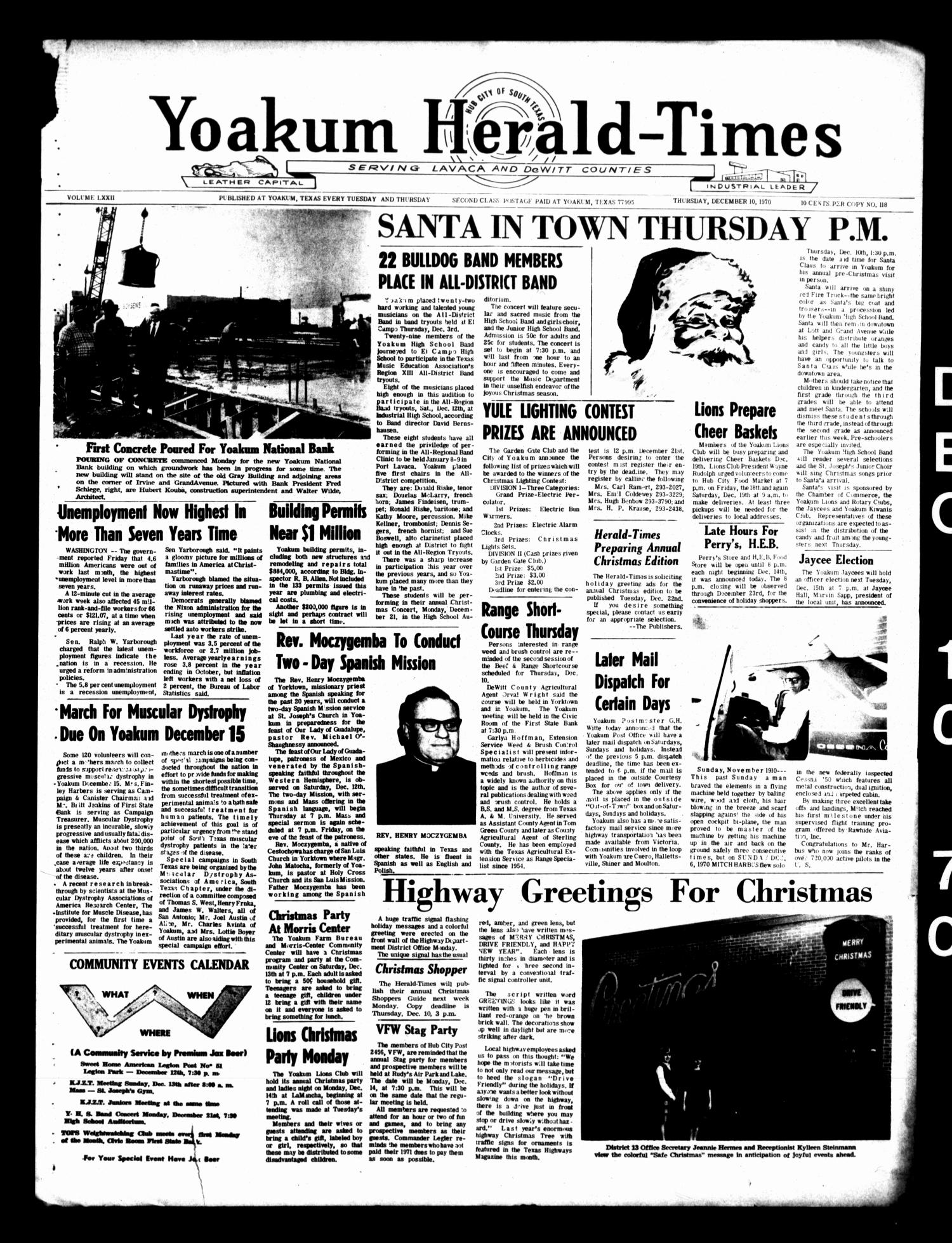 Yoakum HeraldTimes (Yoakum, Tex.), Vol. 72, No. 118, Ed. 1 Thursday