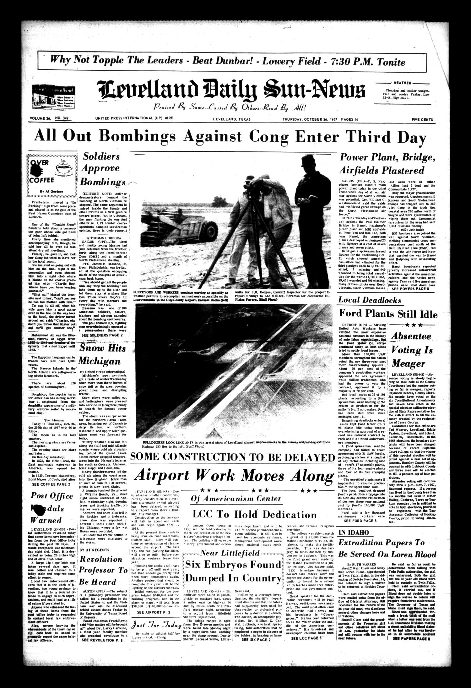 Levelland Daily SunNews (Levelland, Tex.), Vol. 26, No. 349, Ed. 1