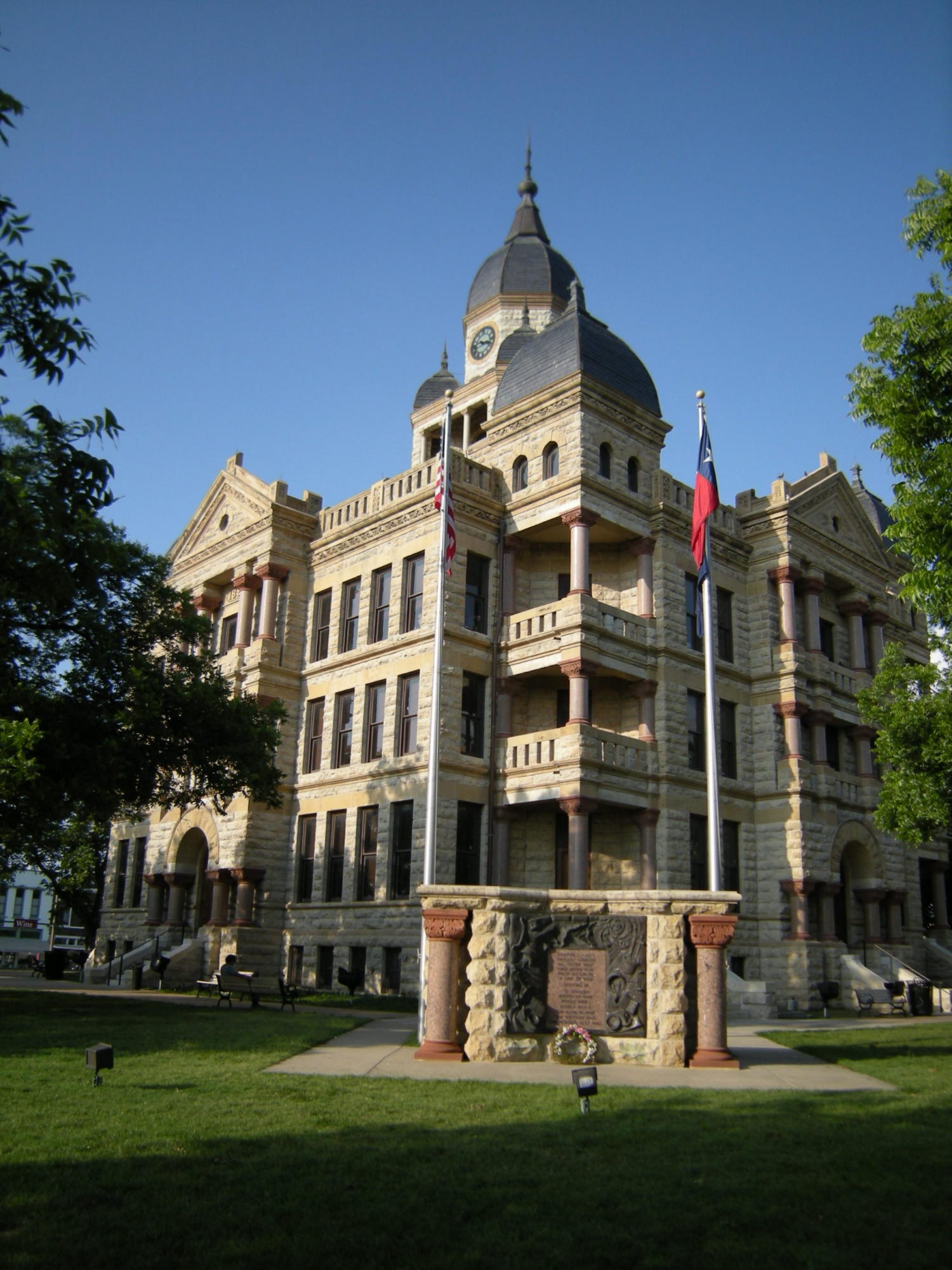 [Southwest corner of Denton County Court] Texas Gate