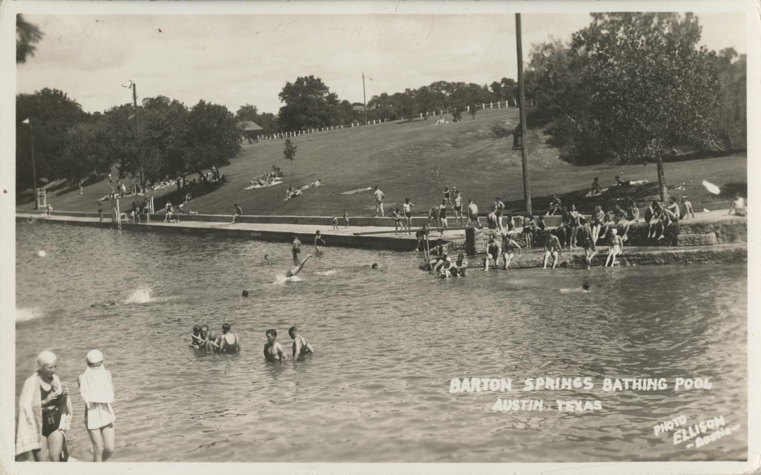 Barton Springs Pool Side 1 of 1 The Portal to Texas History