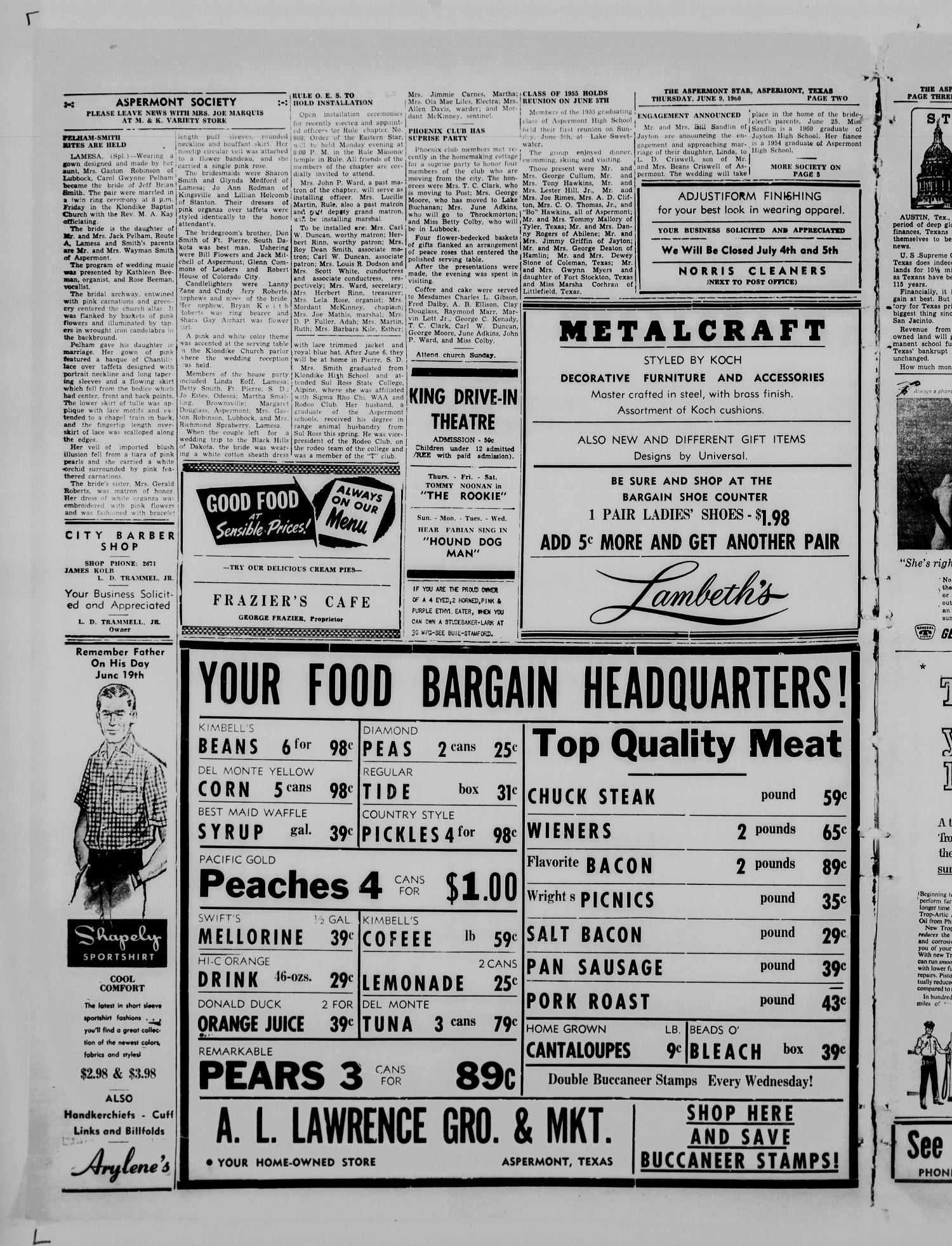 The Aspermont Star (Aspermont, Tex.), Vol. 62, No. 40, Ed. 1 Thursday