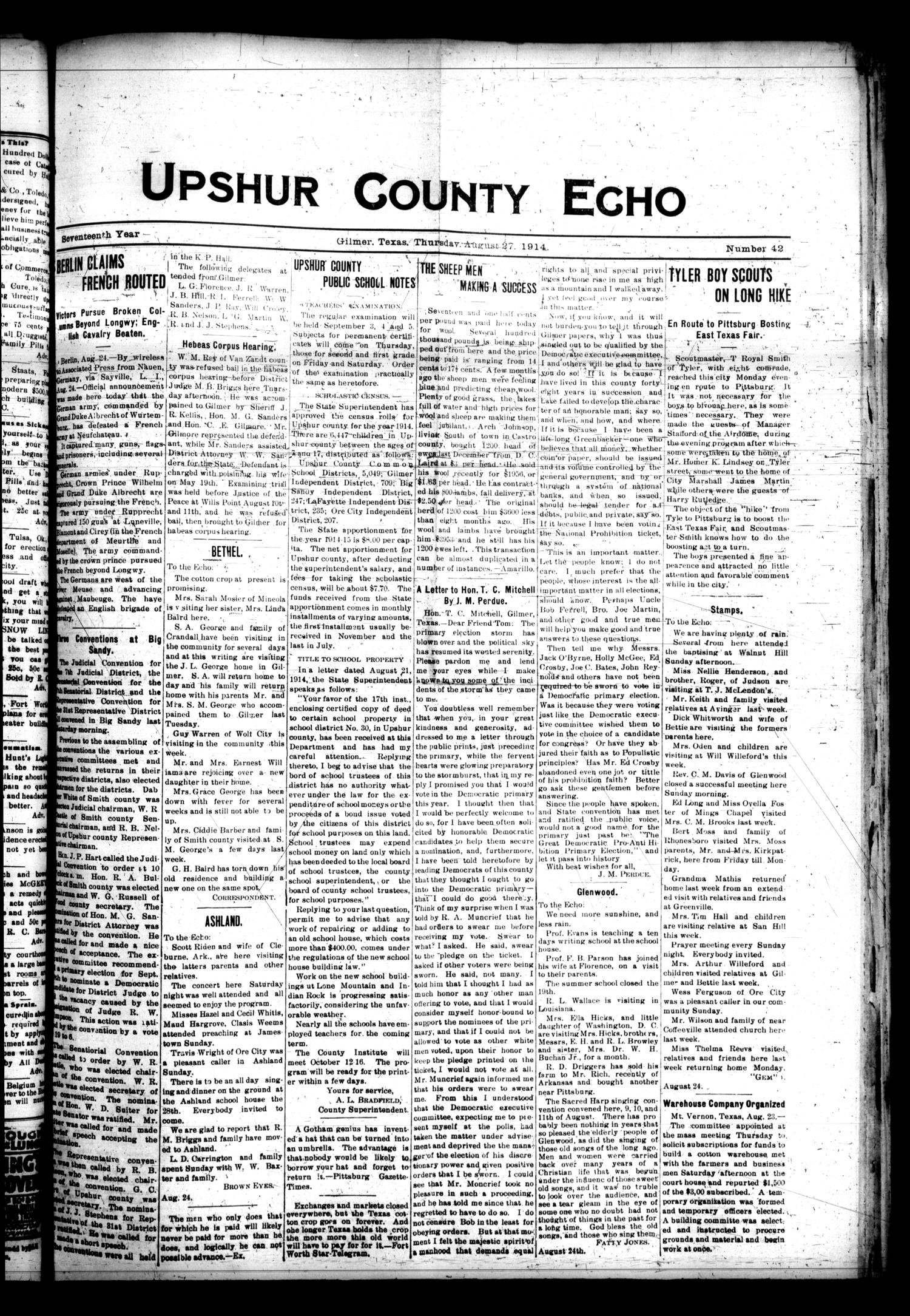 Upshur County Busted Newspaper Truth or Fiction