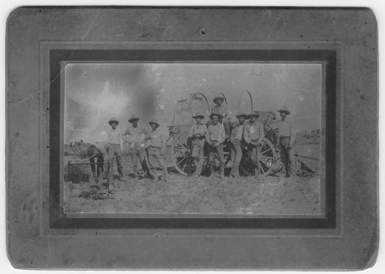 Figure 2 Ranch Hands with wagon The Portal to Texas History