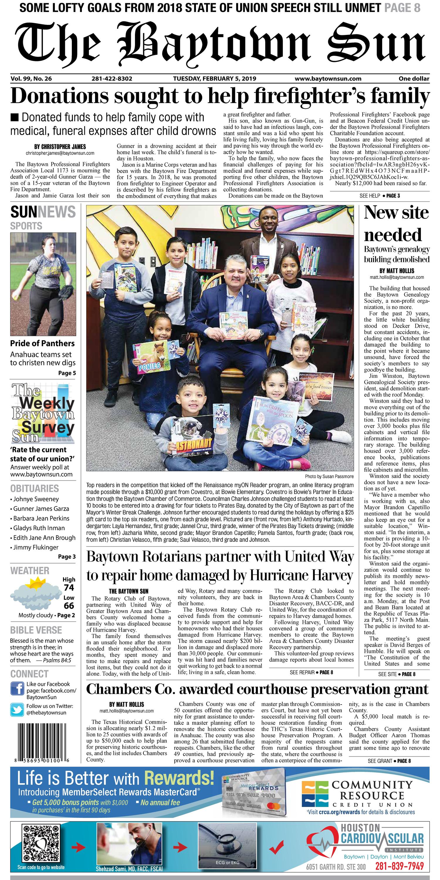 The Baytown Sun (Baytown, Tex.), Vol. 99, No. 26, Ed. 1 Tuesday(03)