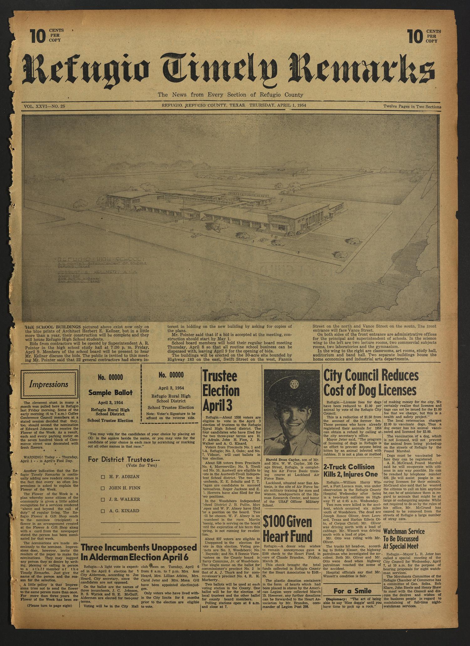 Refugio Timely Remarks (Refugio, Tex.), Vol. 26, No. 25, Ed. 1 Thursday