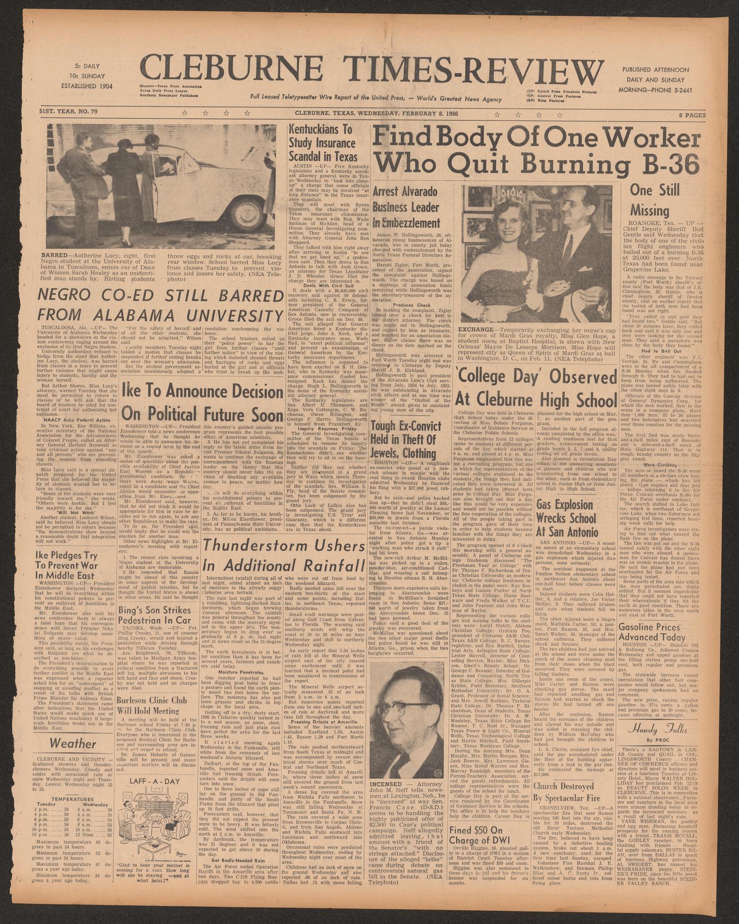 Cleburne TimesReview (Cleburne, Tex.), Vol. 51, No. 79, Ed. 1