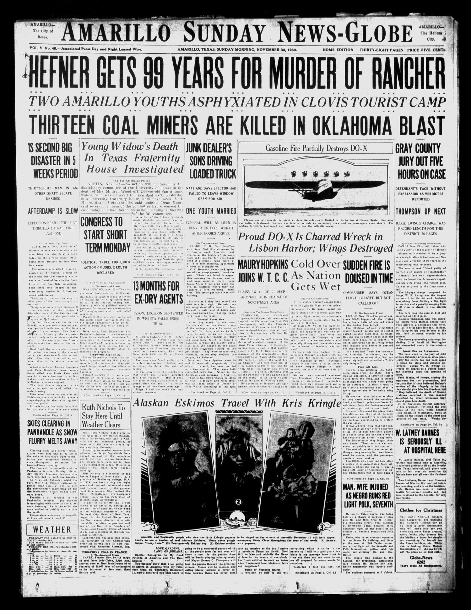 Amarillo Sunday NewsGlobe (Amarillo, Tex.), Vol. 5, No. 48, Ed. 1(02)