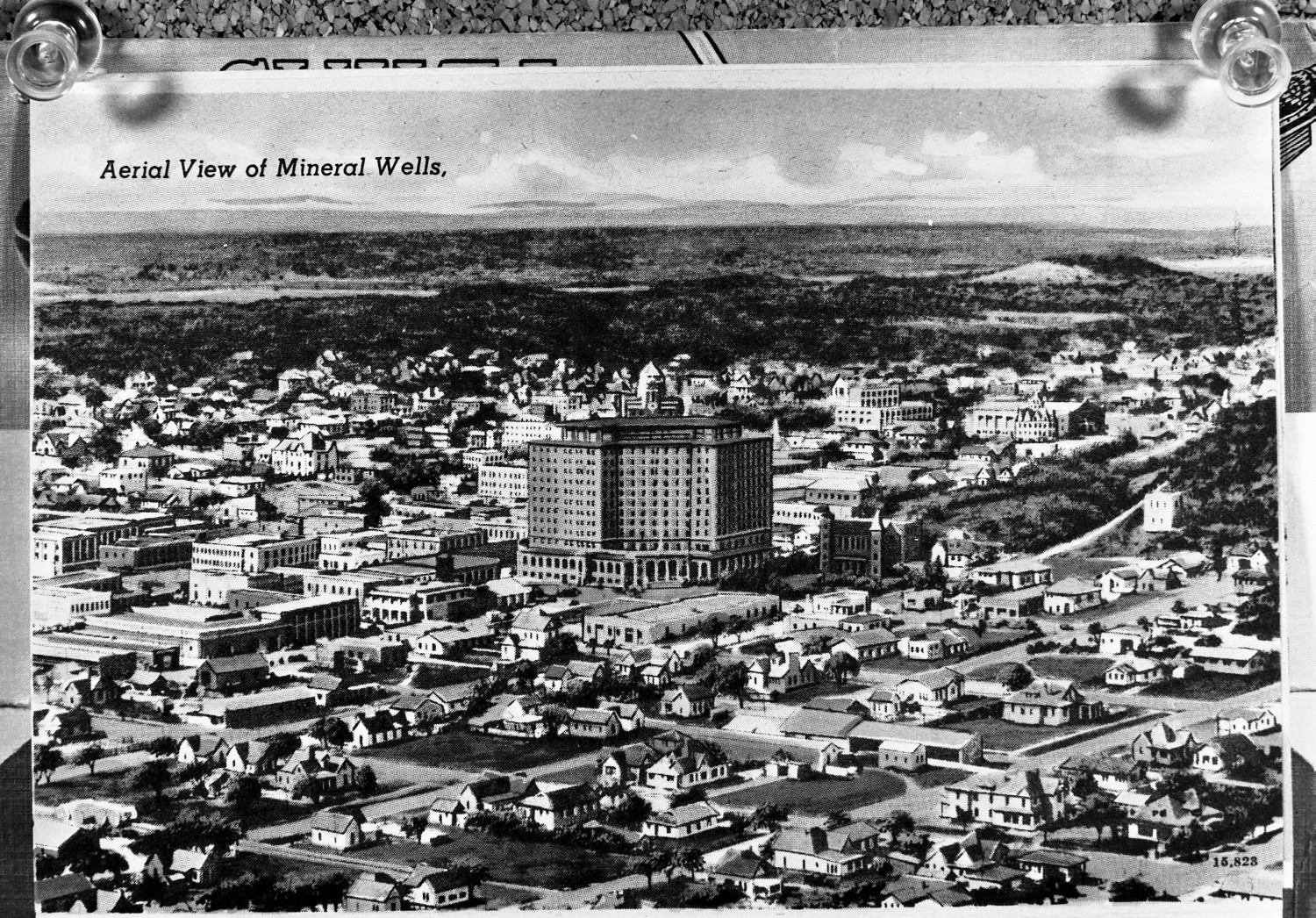 [An Aerial View of Mineral Wells] The Portal to Texas History
