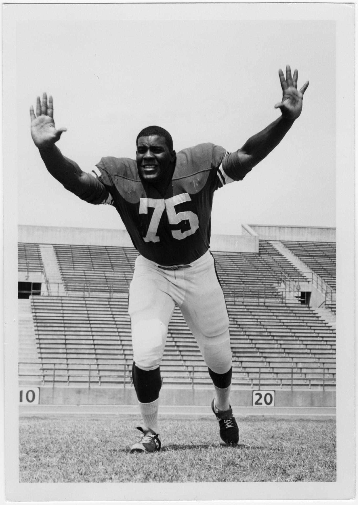 [North Texas Player, Joe Greene, 1967] The Portal to Texas History