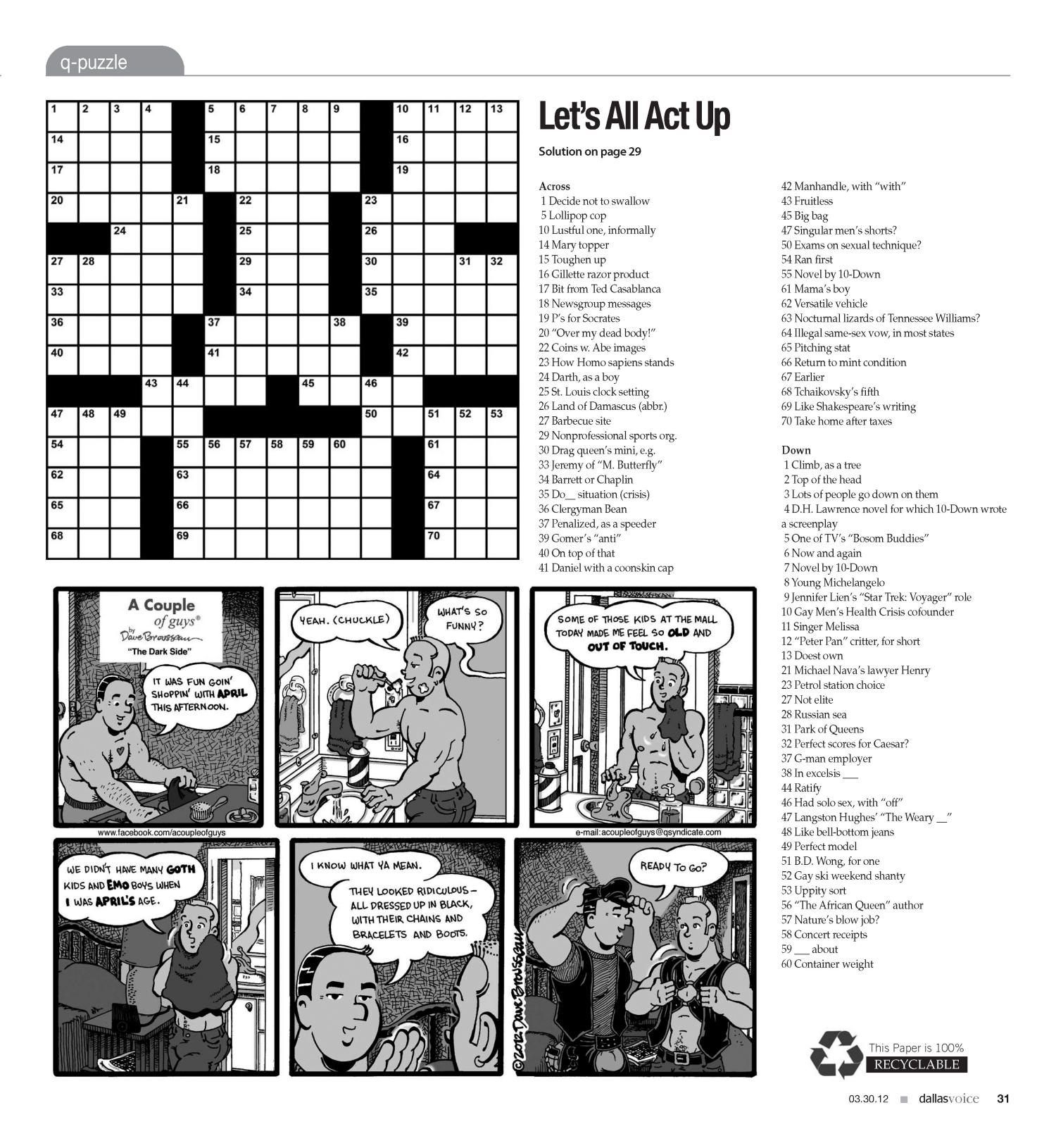 Dallas Voice (Dallas, Tex.), Vol. 28, No. 46, Ed. 1 Friday, March 30