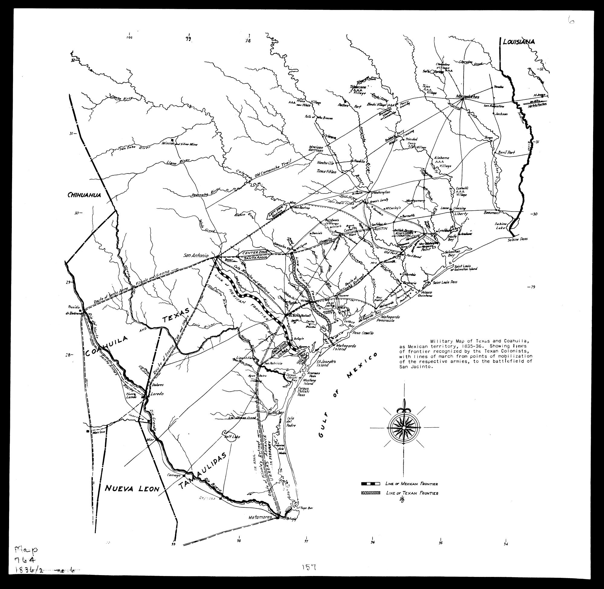 Military Maps of the Texas revolution Side 6 of 10 The Portal to