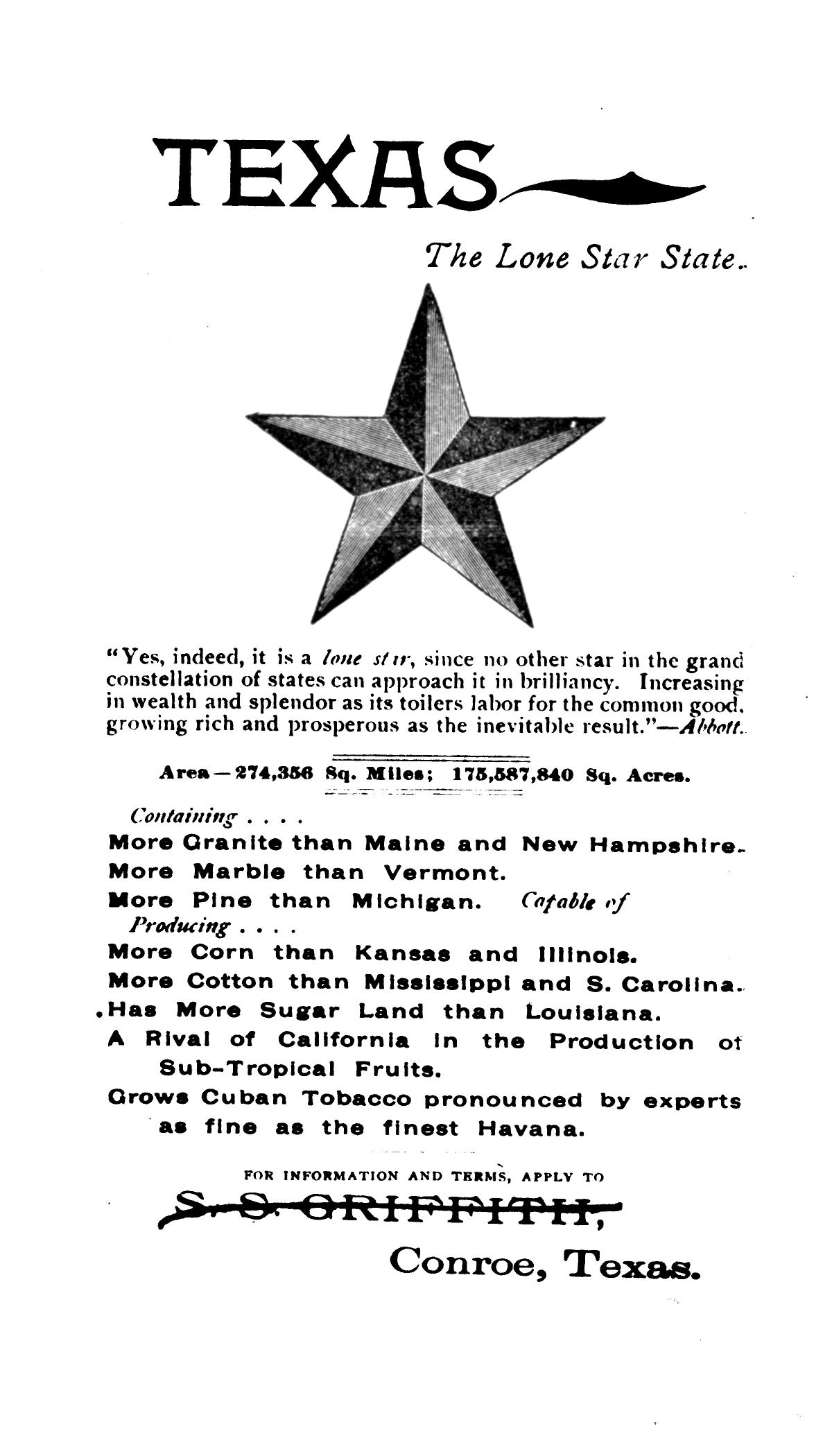 Texas, the Lone Star State The Portal to Texas History