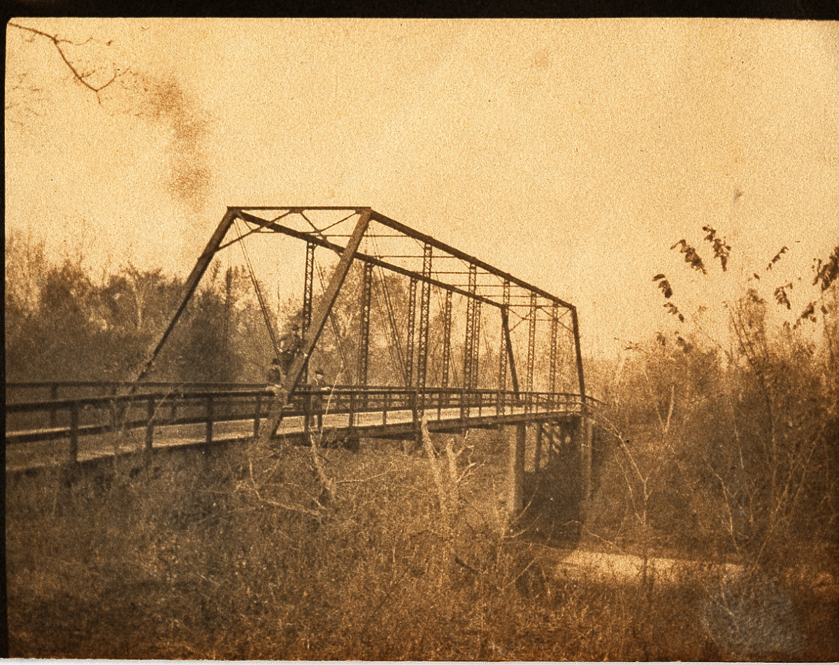 Iron Bridge Across the West Fork of the Trinity River Near Irving