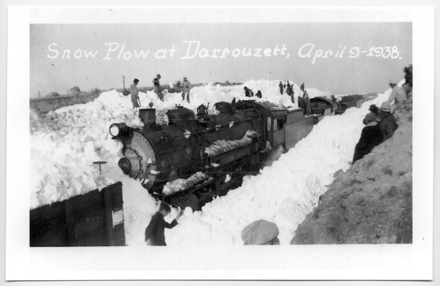 Train Snow Plow The Portal to Texas History