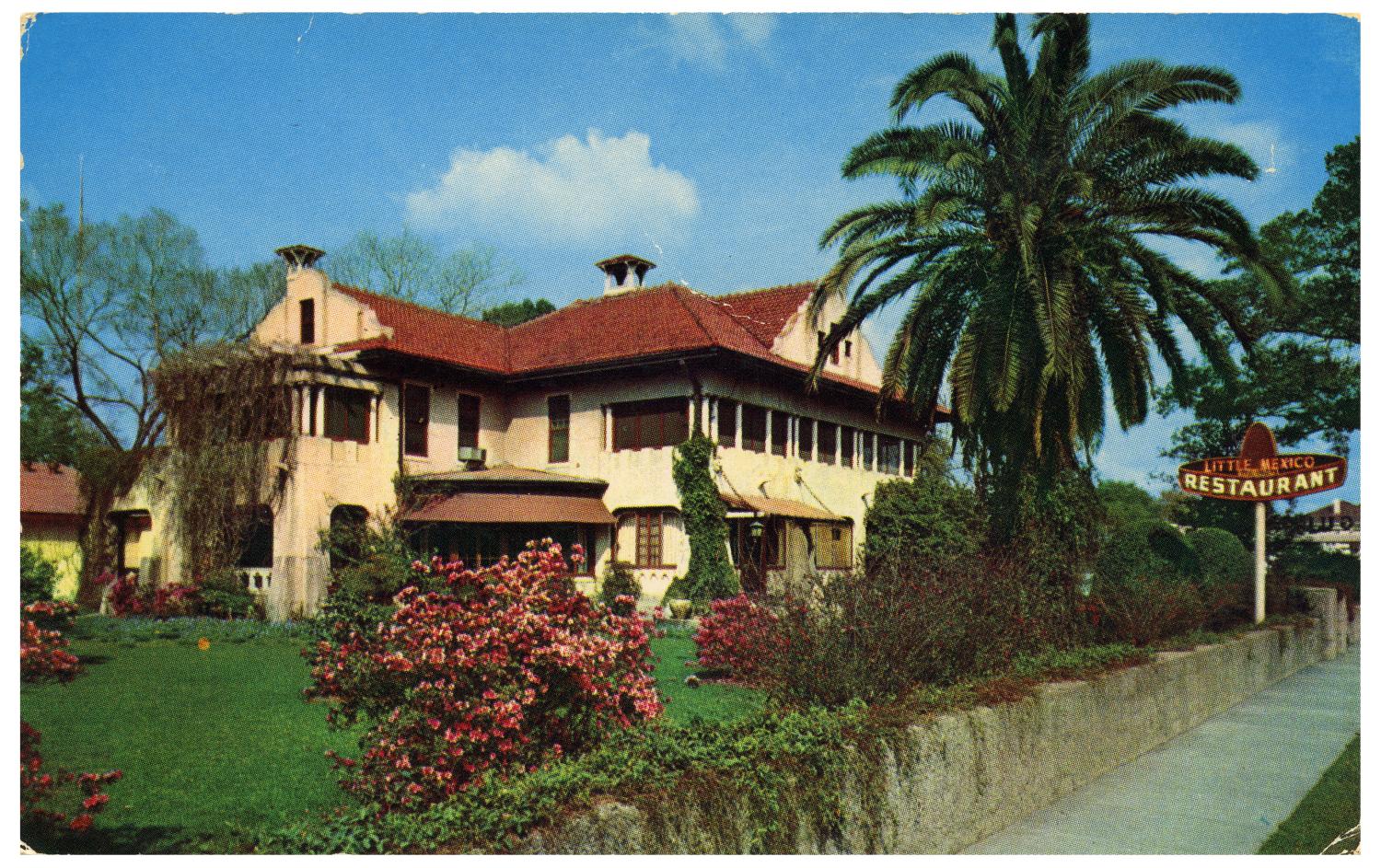 [Postcard of the Little Mexico Restaurant in Orange, Texas] Side 1 of