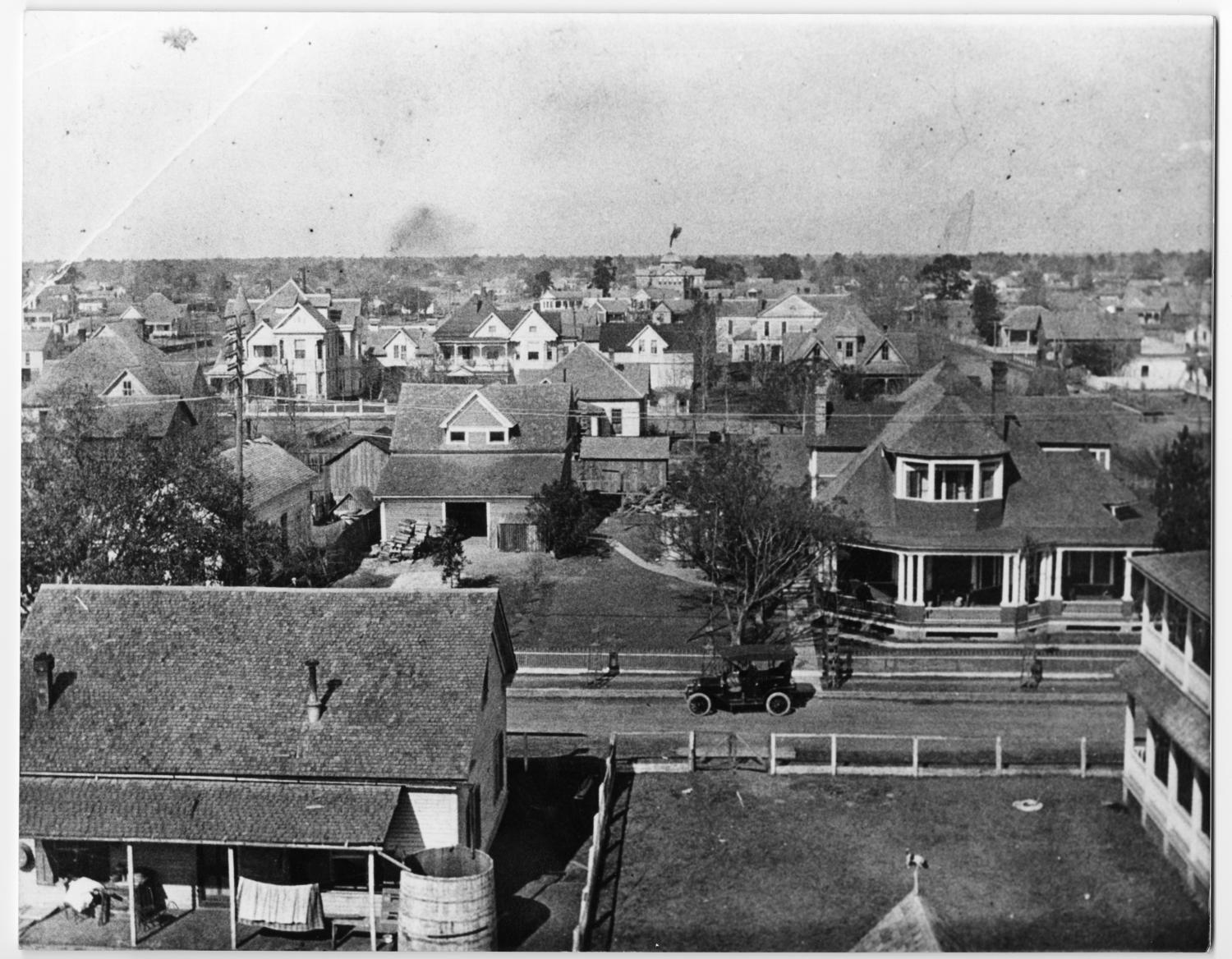 [Aerial View of Homes in Orange, Texas] The Portal to Texas History
