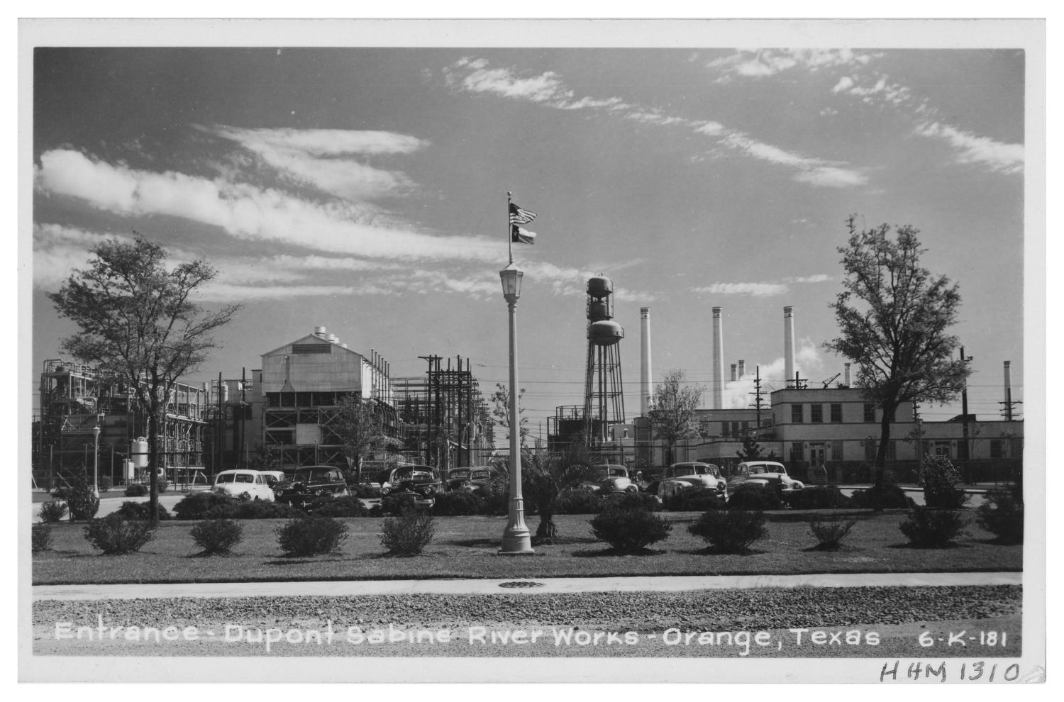 [Entrance ot DuPont Sabine River Works Orange, Texas Side 1 of 1