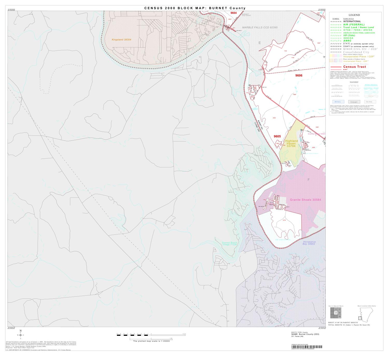 2000 Census County Block Map County, Block 15 The Portal to