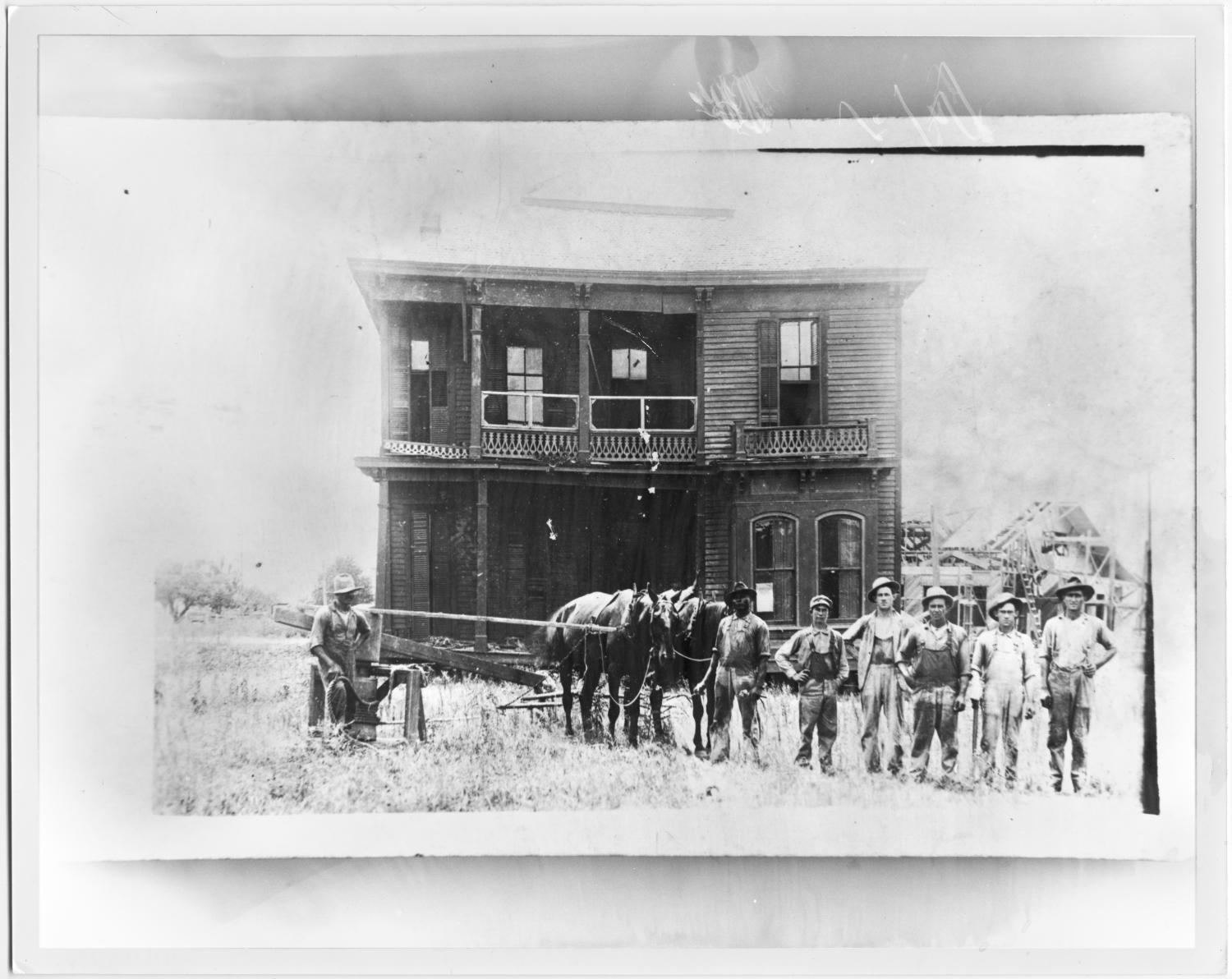 House being moved in Orange The Portal to Texas History