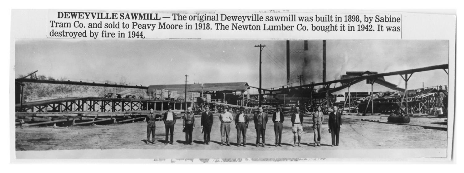 The Deweyville Sawmill Side 1 of 1 The Portal to Texas History
