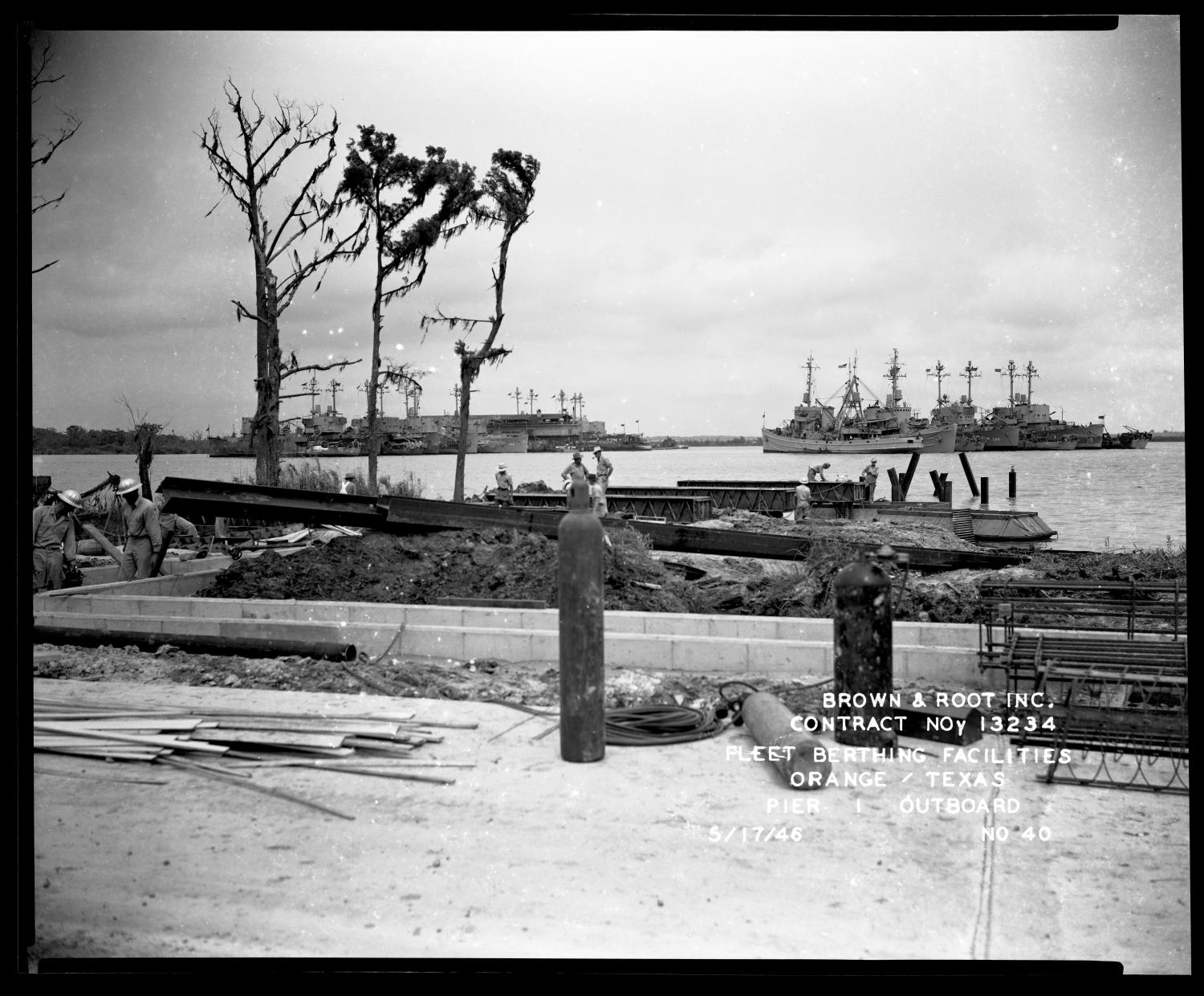 [Fleet Berthing Facilities Pier 1 outboard] The Portal to Texas History