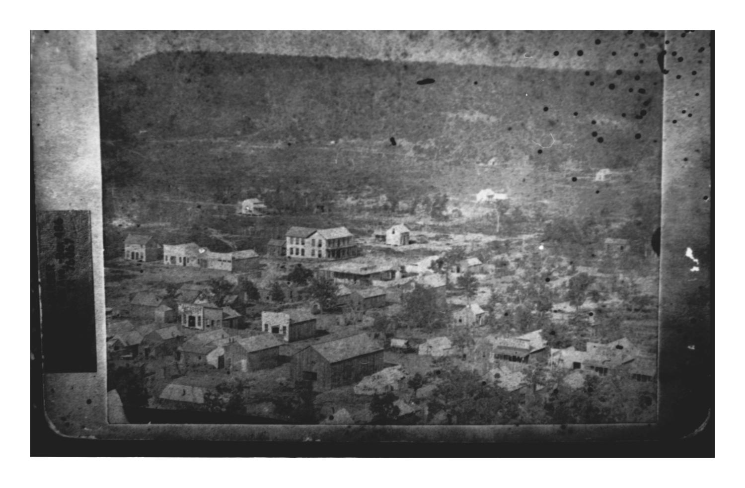 [The Middle Panel of the Oldest Known Panorama of Mineral Wells] The