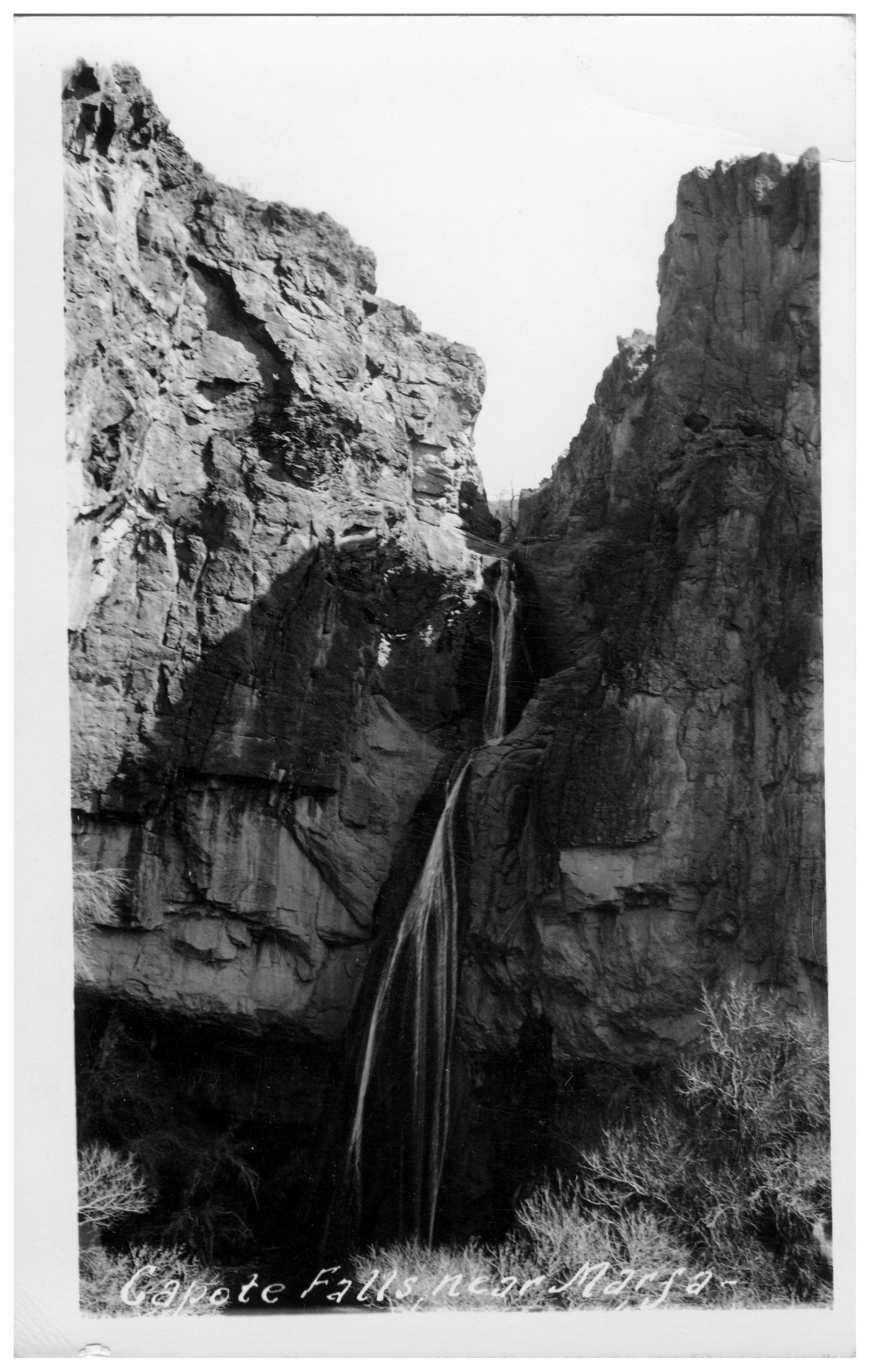 [Capote Falls] Side 1 of 1 The Portal to Texas History