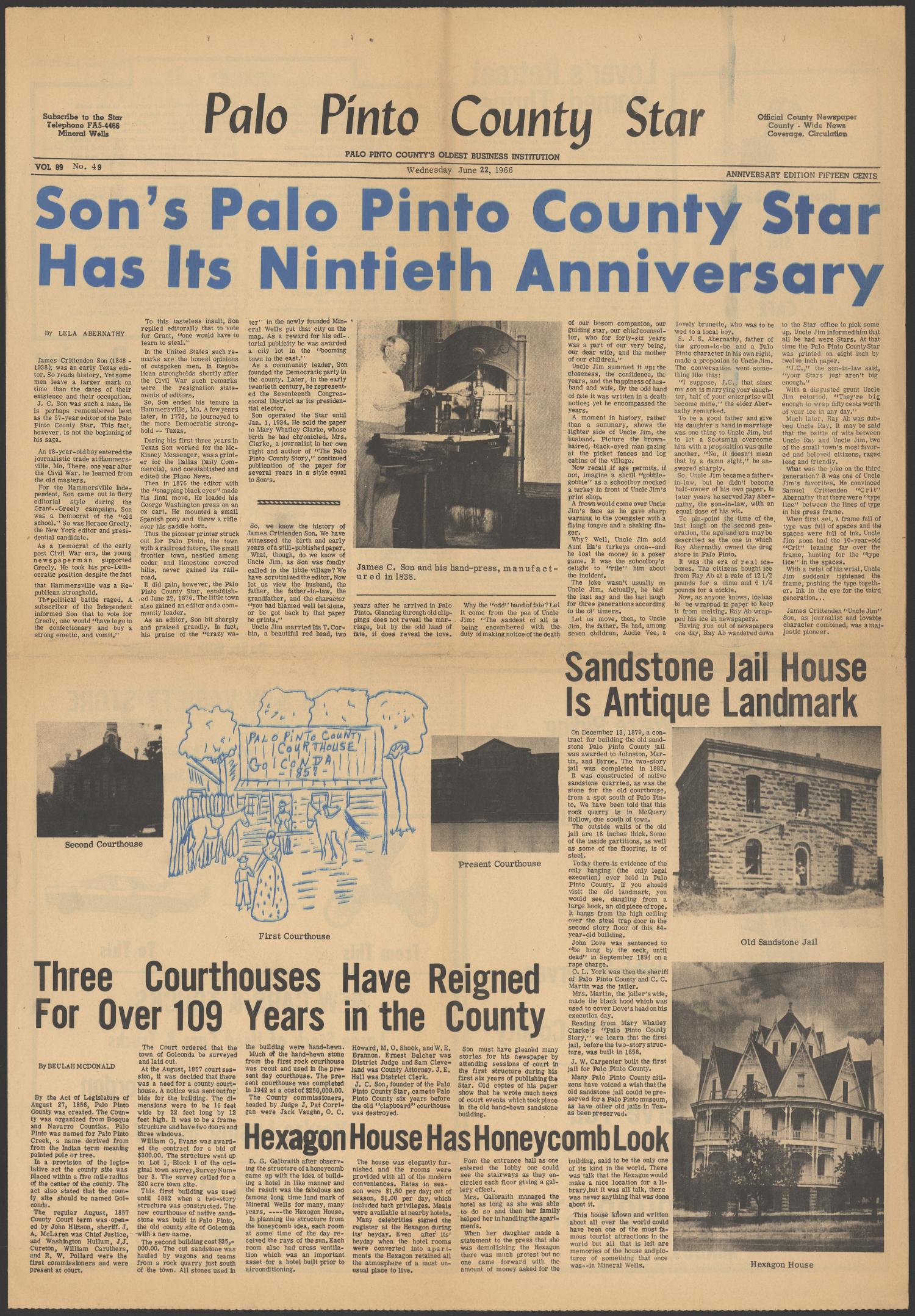 Palo Pinto County Star (Mineral Wells, Tex.), Vol. 89, No. 49, Ed. 1(04)