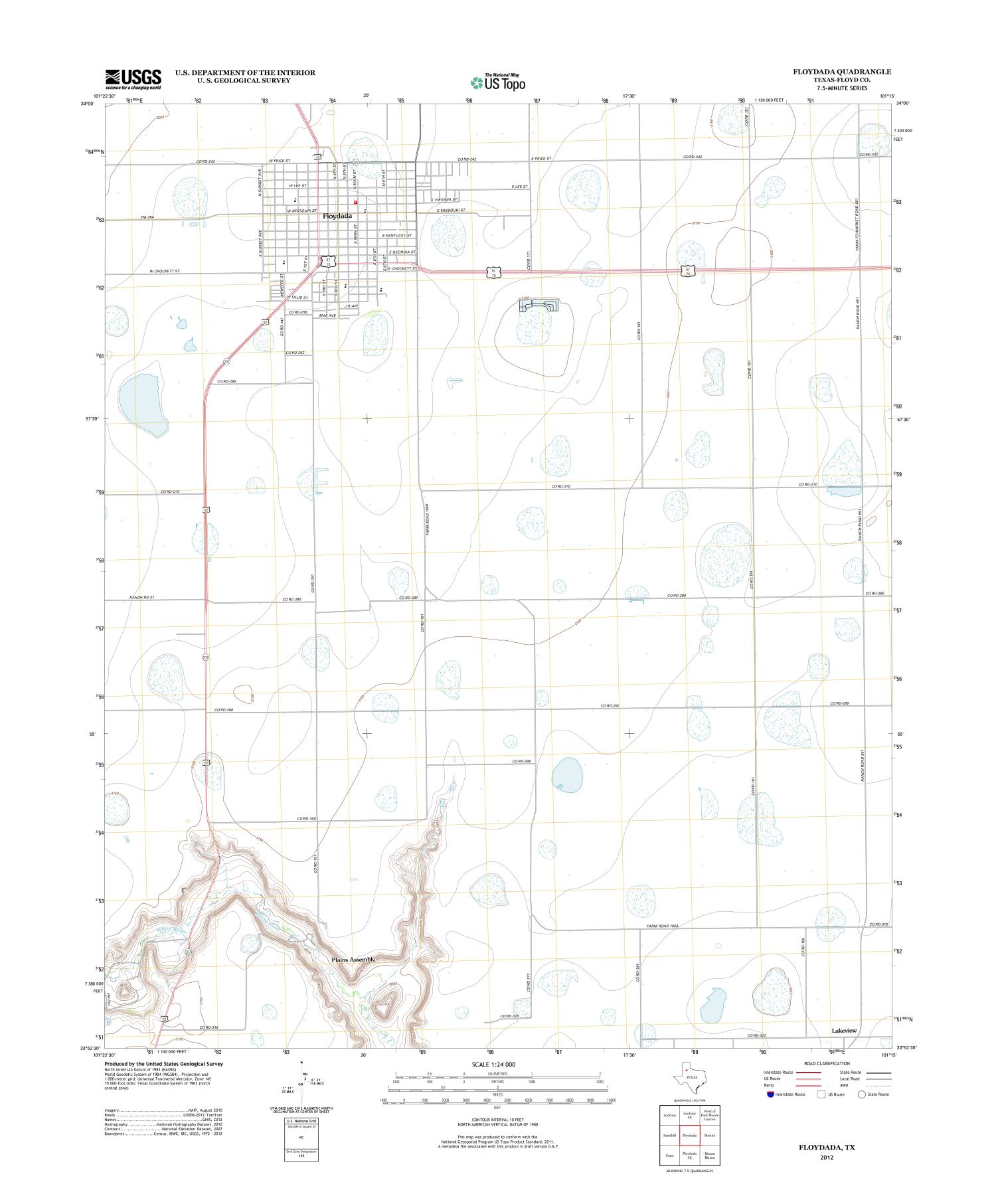 Floydada Quadrangle The Portal to Texas History