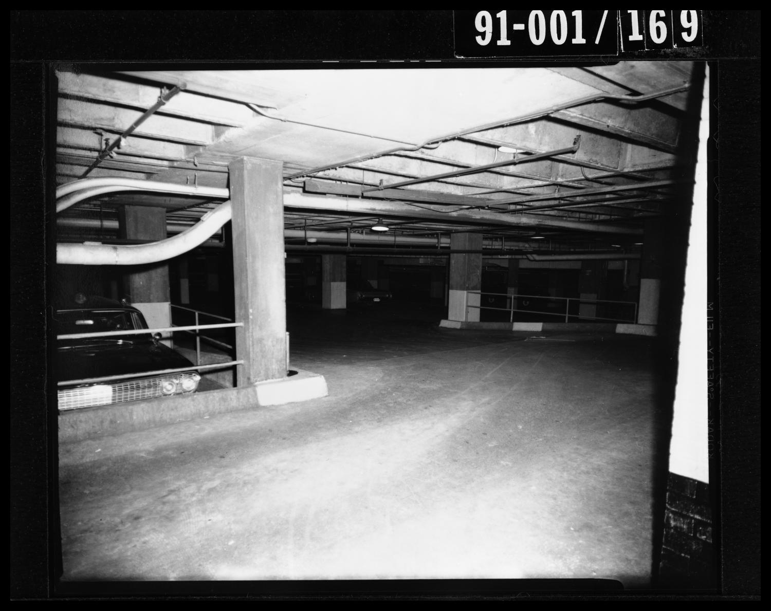 City Hall Basement with Dallas Police Department Vehicle [Negative