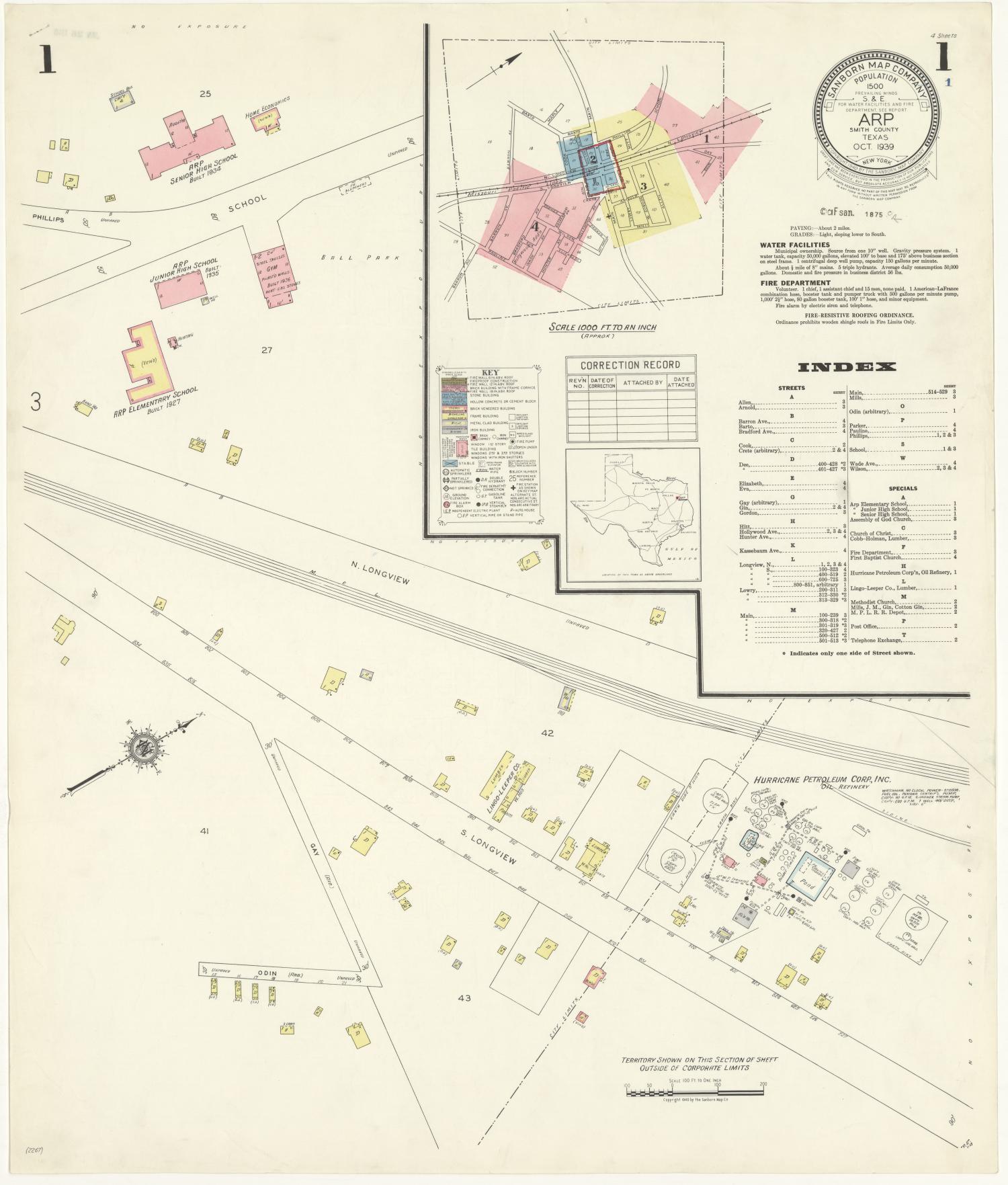 Arp 1939 Sheet 1 The Portal to Texas History