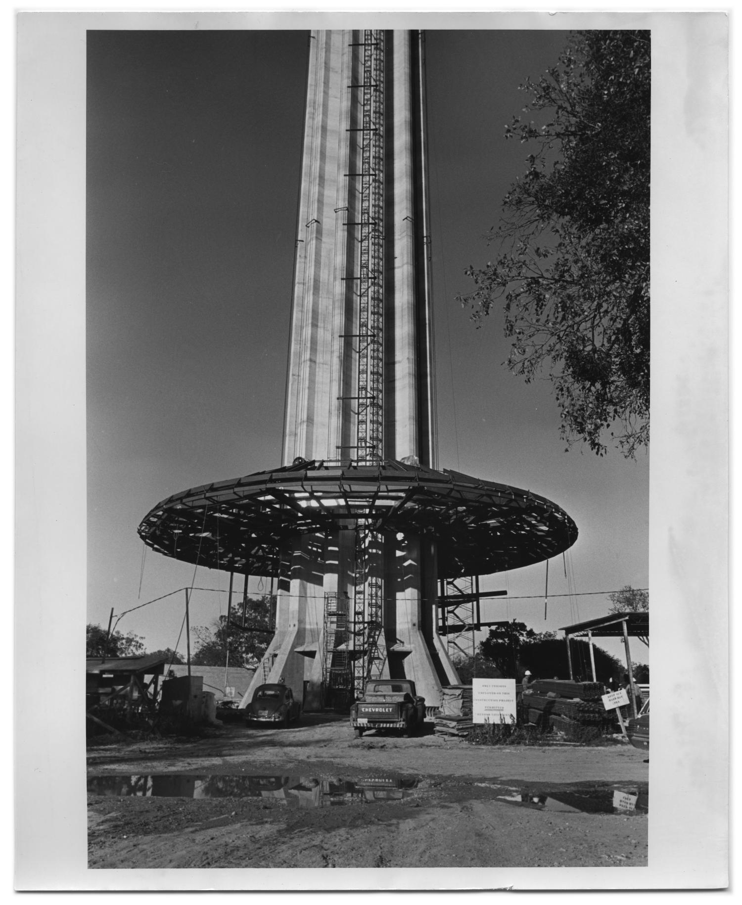 Tower of the Americas construction The Portal to Texas History