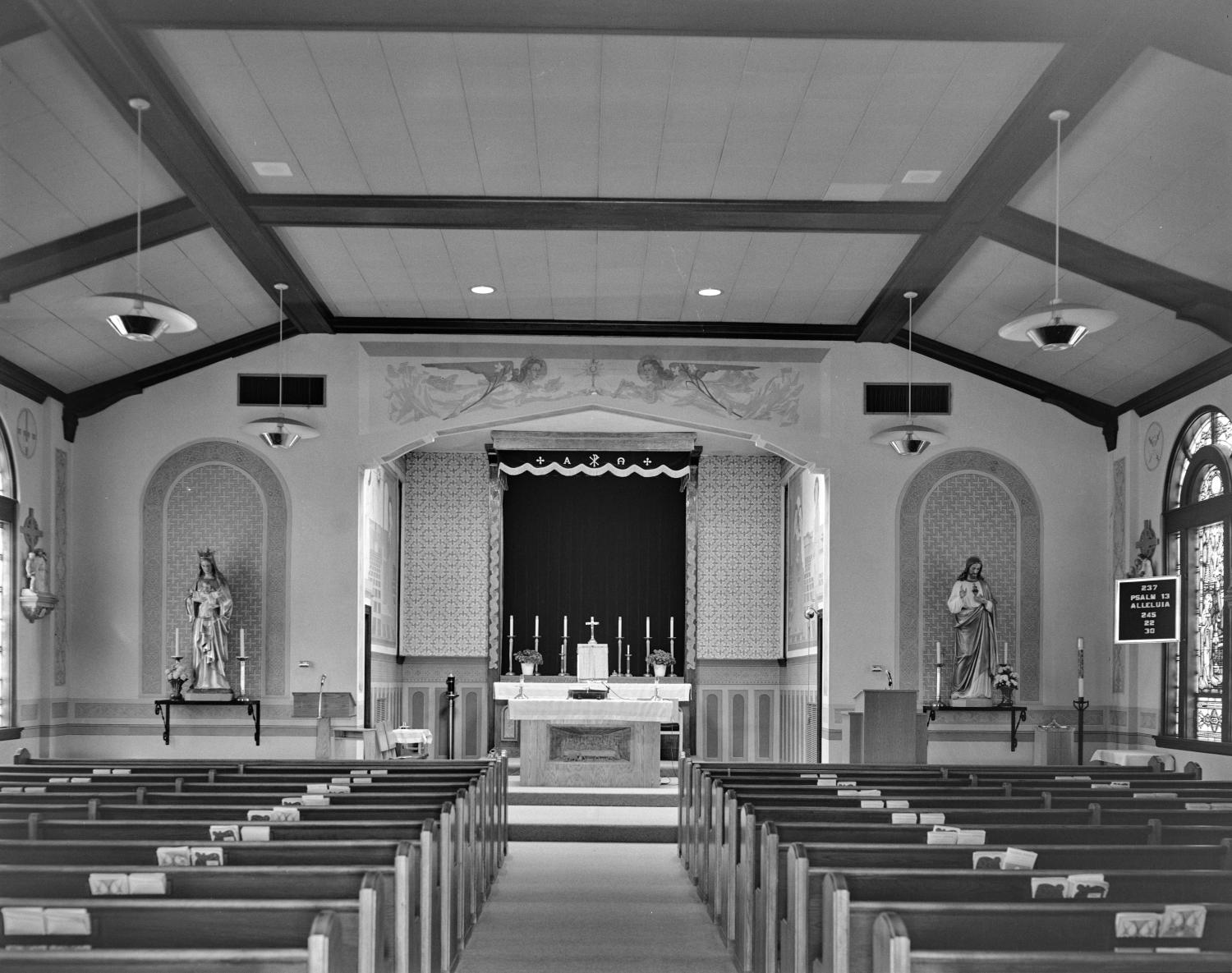 [Saint Mary's Catholic Church, (Sanctuary)] The Portal to Texas History
