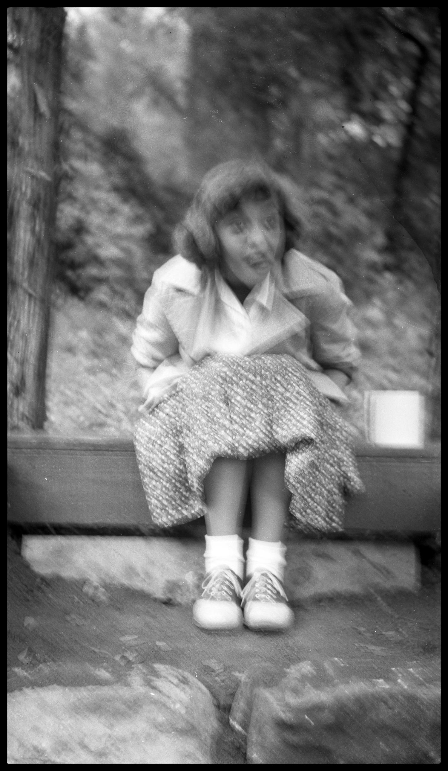 [Young Woman on a Latrine] The Portal to Texas History