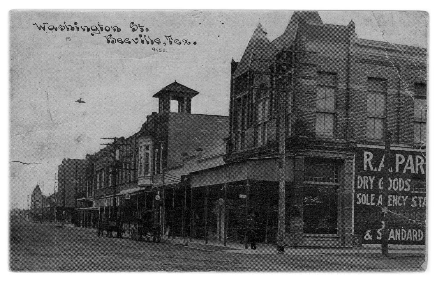 Downtown Beeville in 1917 The Portal to Texas History