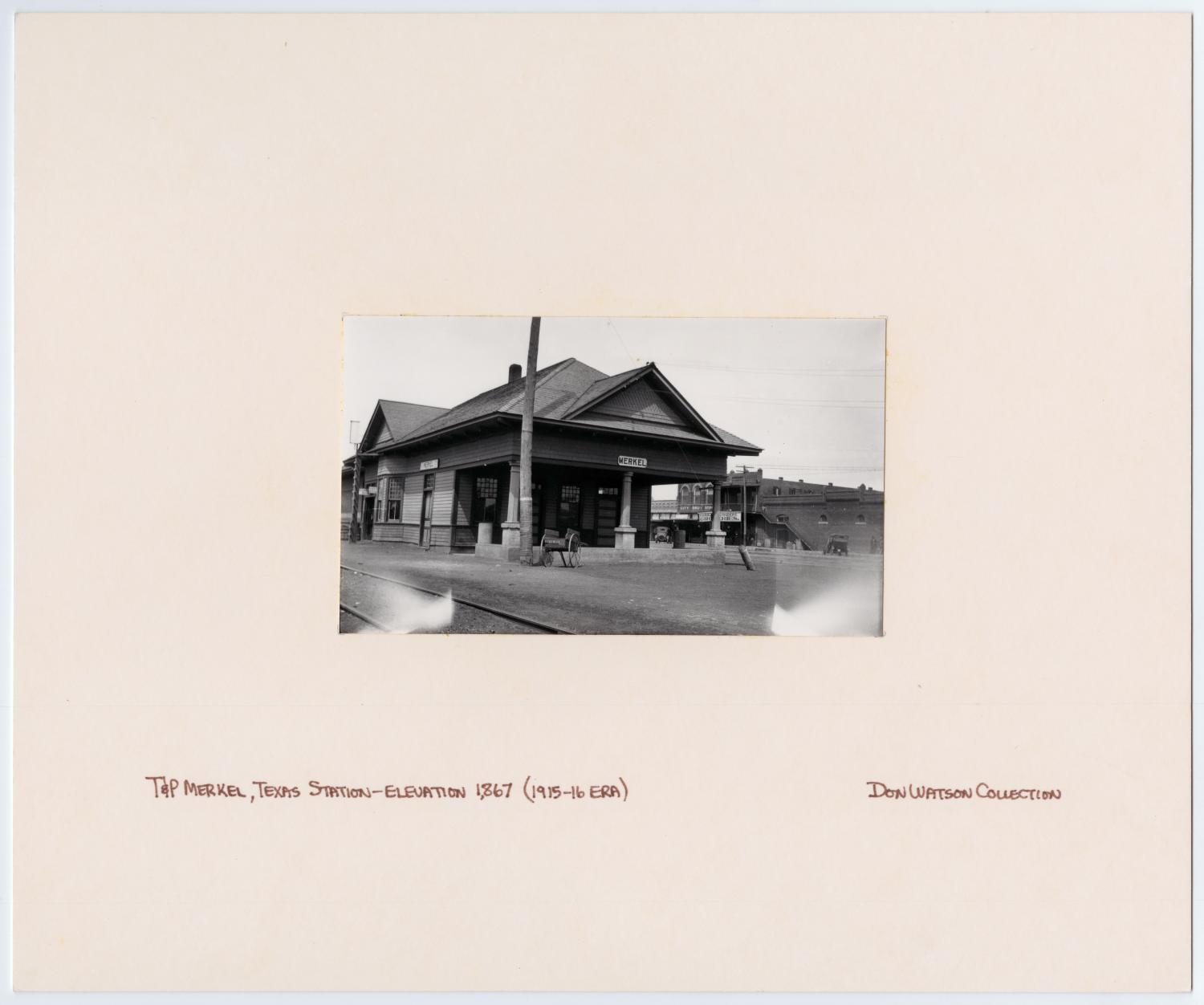 [T&P Station in Merkel, Texas] The Portal to Texas History