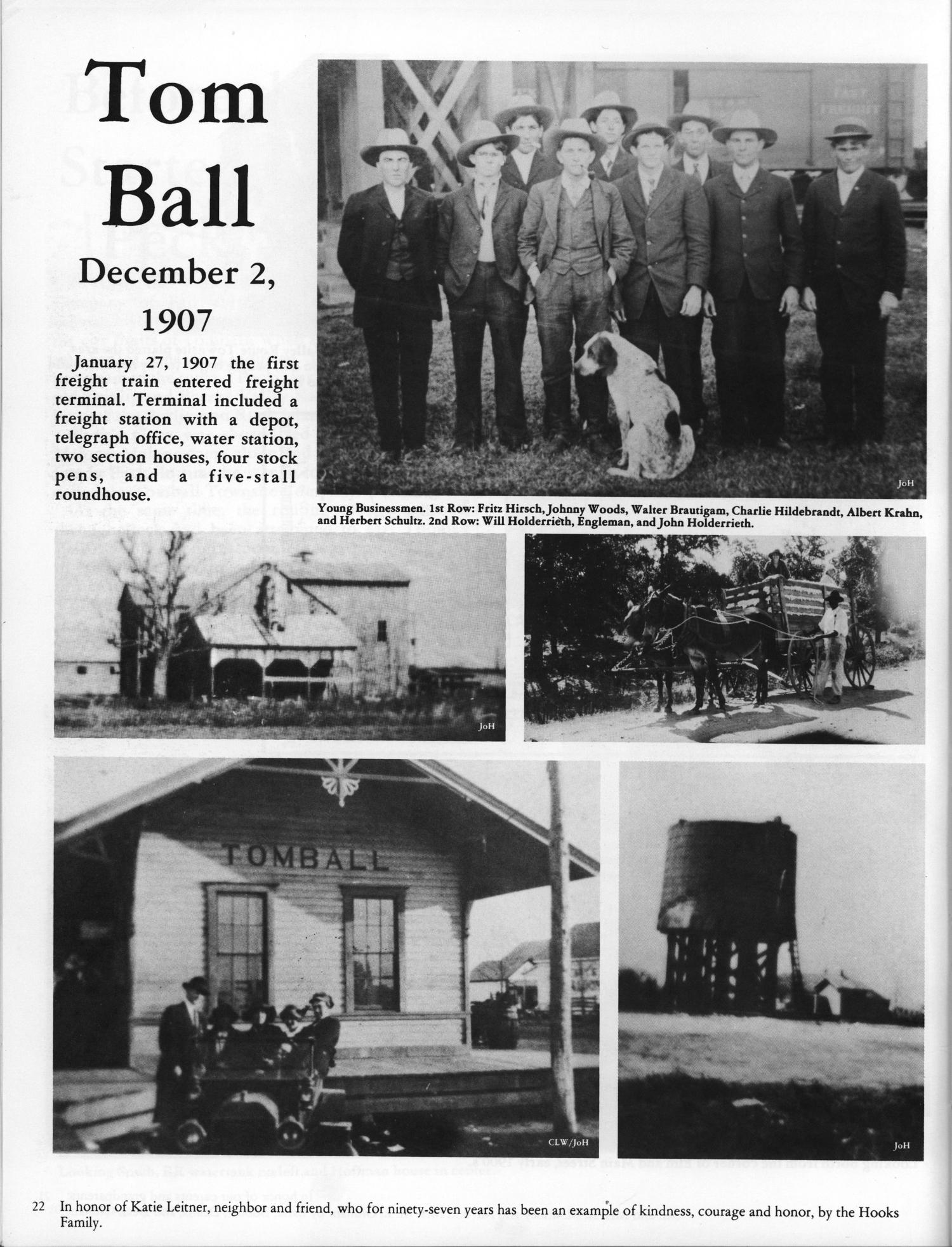 A Tribute to Tomball A Pictorial History of the Tomball Area Page 22