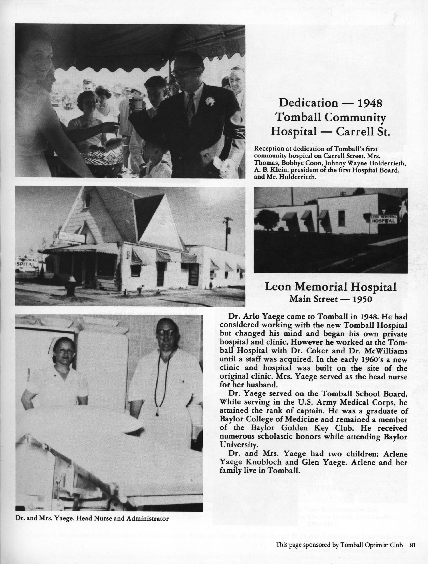 A Tribute to Tomball A Pictorial History of the Tomball Area Page 81